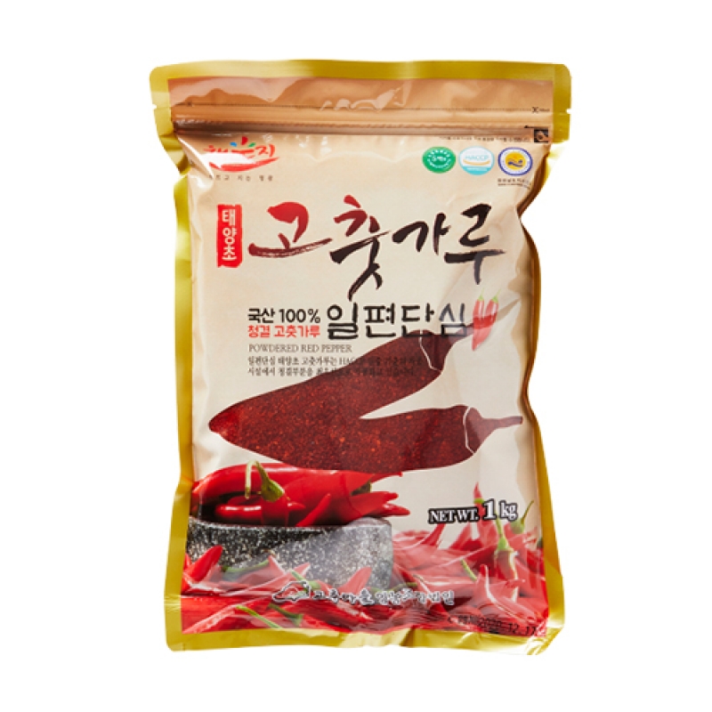 (고추마을) 23년 햇고추 일편단심 태양초 고춧가루 1kg (일반)