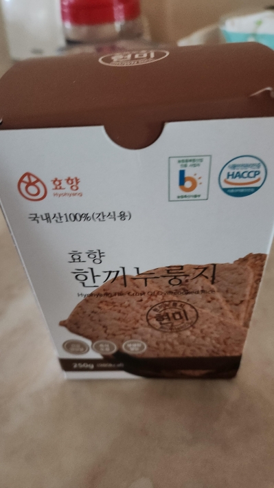 (효향) 건강한 간식 한끼누룽지 단품 (현미/보리/귀리/도라지) 각 250g