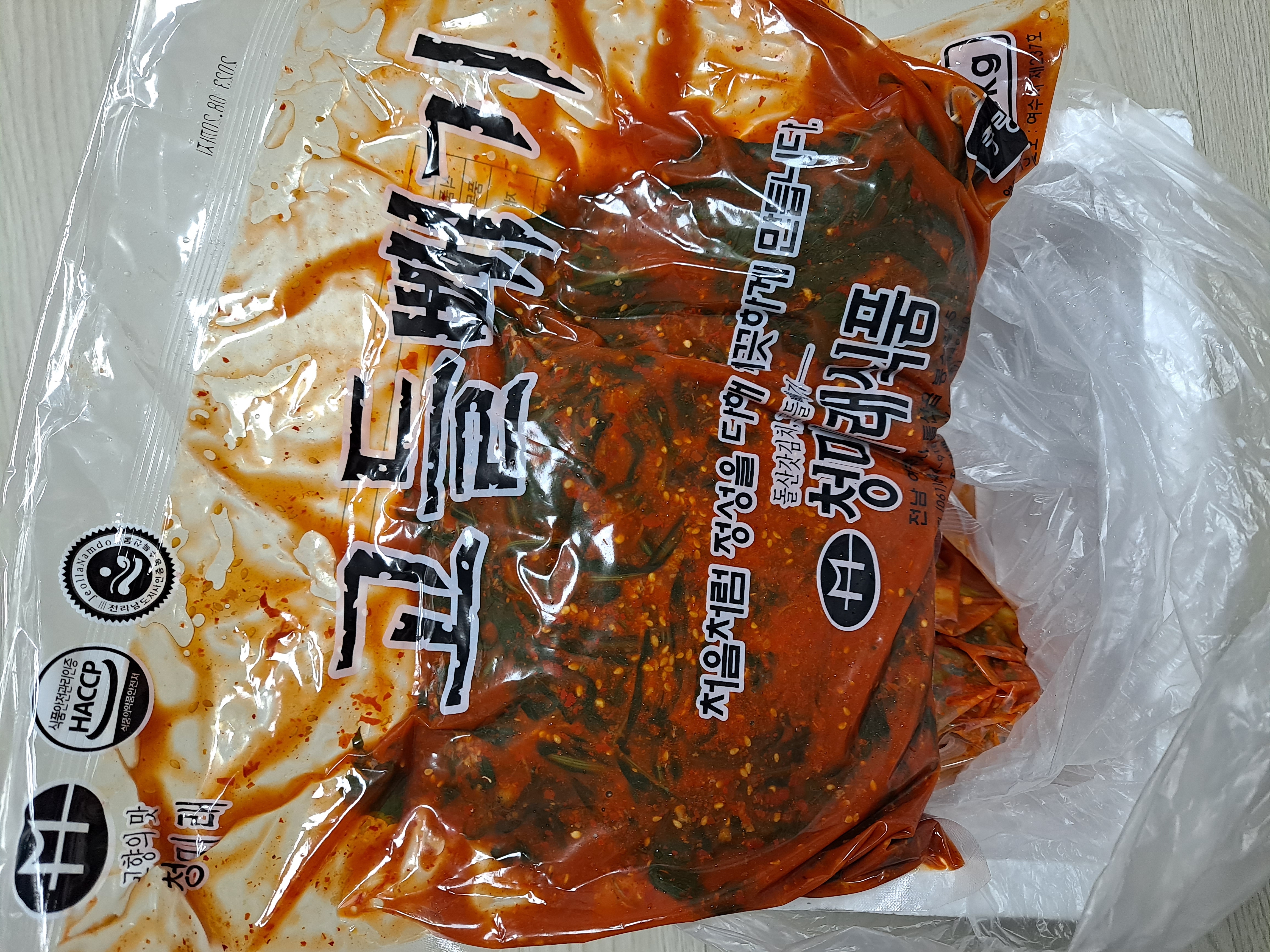 [6차산업] (청미래식품) 직접 재배한 김치세트 (갓김치+고들빼기김치)