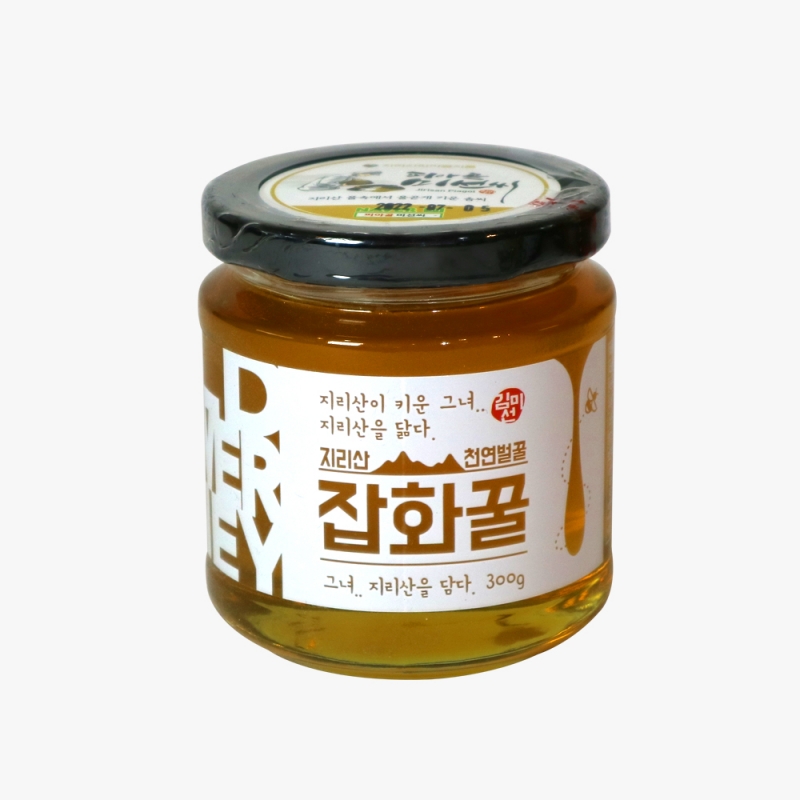 (지리산피아골) 농부들이 채밀한 지리산 청정벌꿀 야생화(잡화)꿀 (300g~2.4kg)