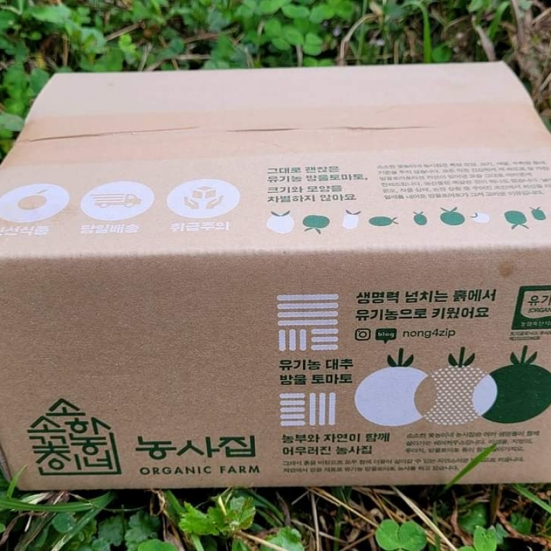 [소소한 꽃농이네] 땅에서 자란 맛있는 유기농 대추방울토마토 2kg/4kg