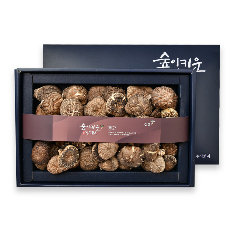 [농식품바우처] (남도드림) 장흥표고버섯 동고 선물세트 (소/300g)