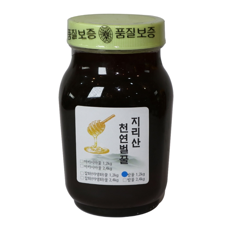 (지리산피아골) 농부들이 채밀한 지리산 청정벌꿀 밤꿀 (300g~2.4kg)