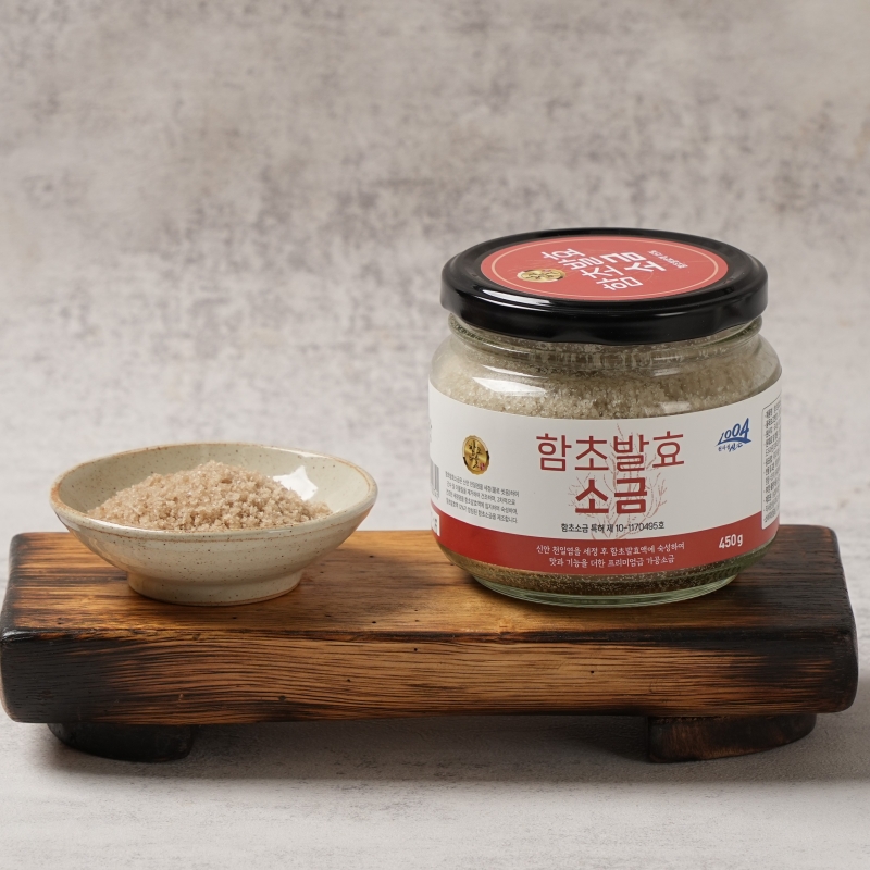 (다사랑) 프리미엄 함초발효소금 450g