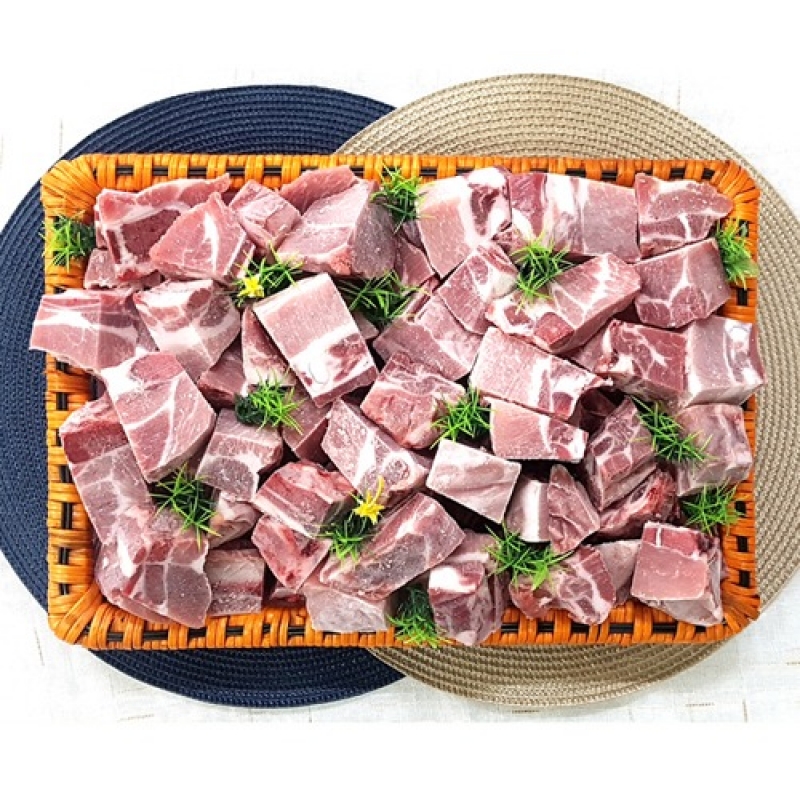 [농식품바우처] (착한고기마을) 국내산 무항생제 돼지갈비세트 3.5kg (찜용/LA용)